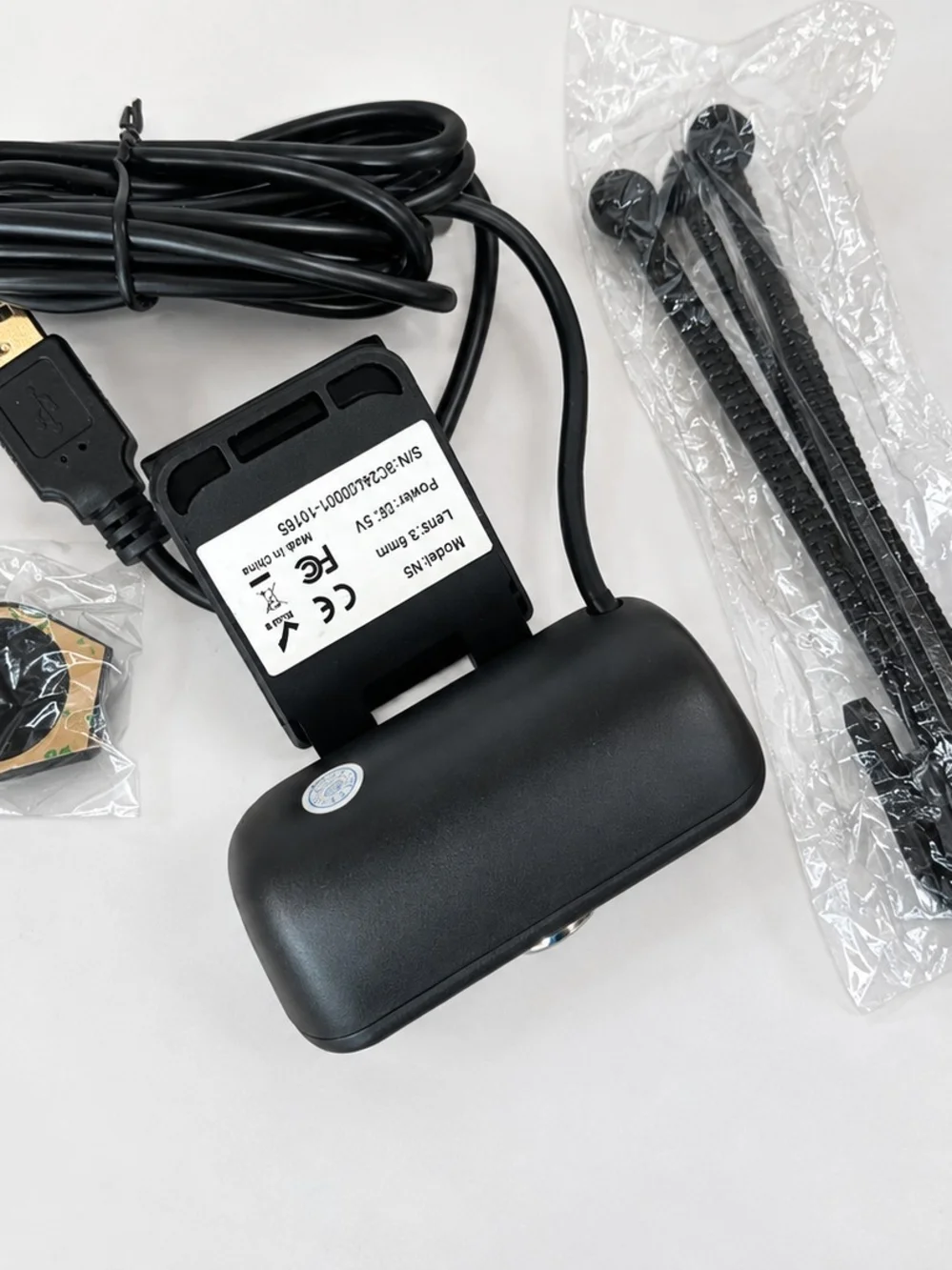 Black USB Webcam 1080P with Microphone Model N5, Computer Camera